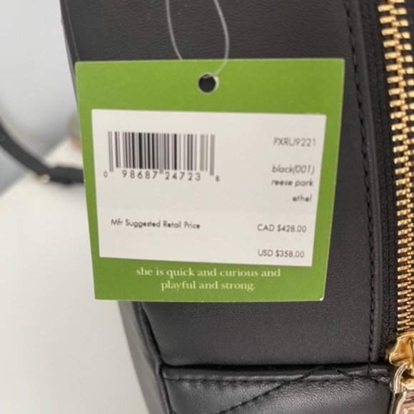Kate Spade Ethel Quilted Leather Backpack NWT main image 11